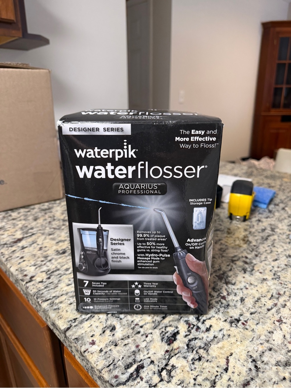 Waterpik Water Flosser Aquarius Professional - Black